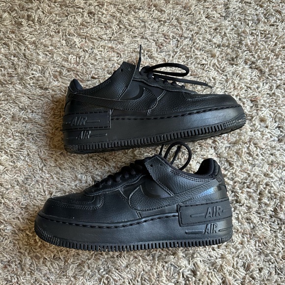 All black Nike Air Force shadow - Picture 1 of 3